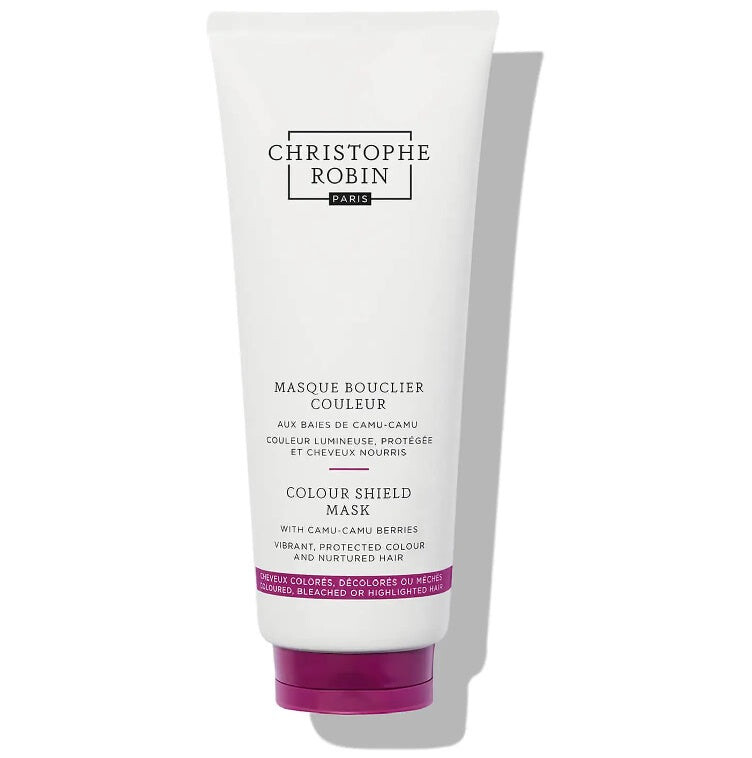 

Christophe Robin Color Shield Mask With Camu Camu Berries Кремообразная питательная маска, придающая сияние окрашенным и обесцвеченным волосам 200мл