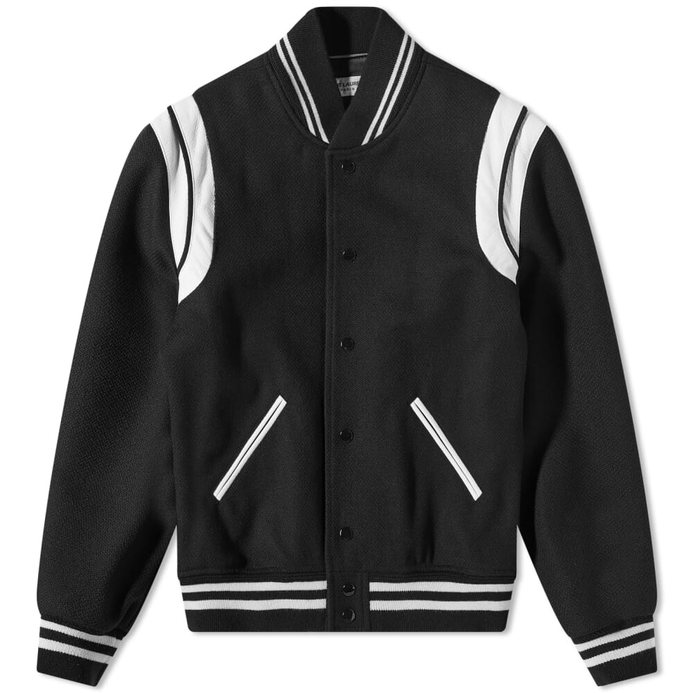 

Классический шерстяной плюшевый жакет Saint Laurent