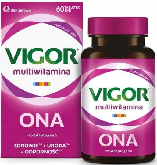 VIGOR ONA, поливитамины 60+ для женщин, 60 таблеток Inna marka
