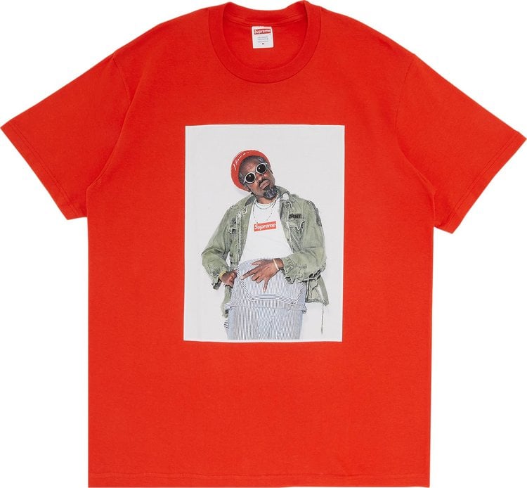 

Футболка Supreme André 3000 Tee 'Tomato', оранжевый