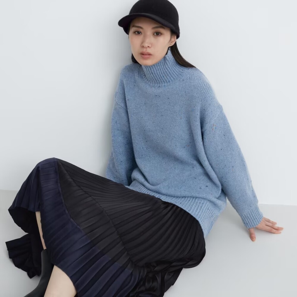 

Свитер Uniqlo Soft Knit, синий