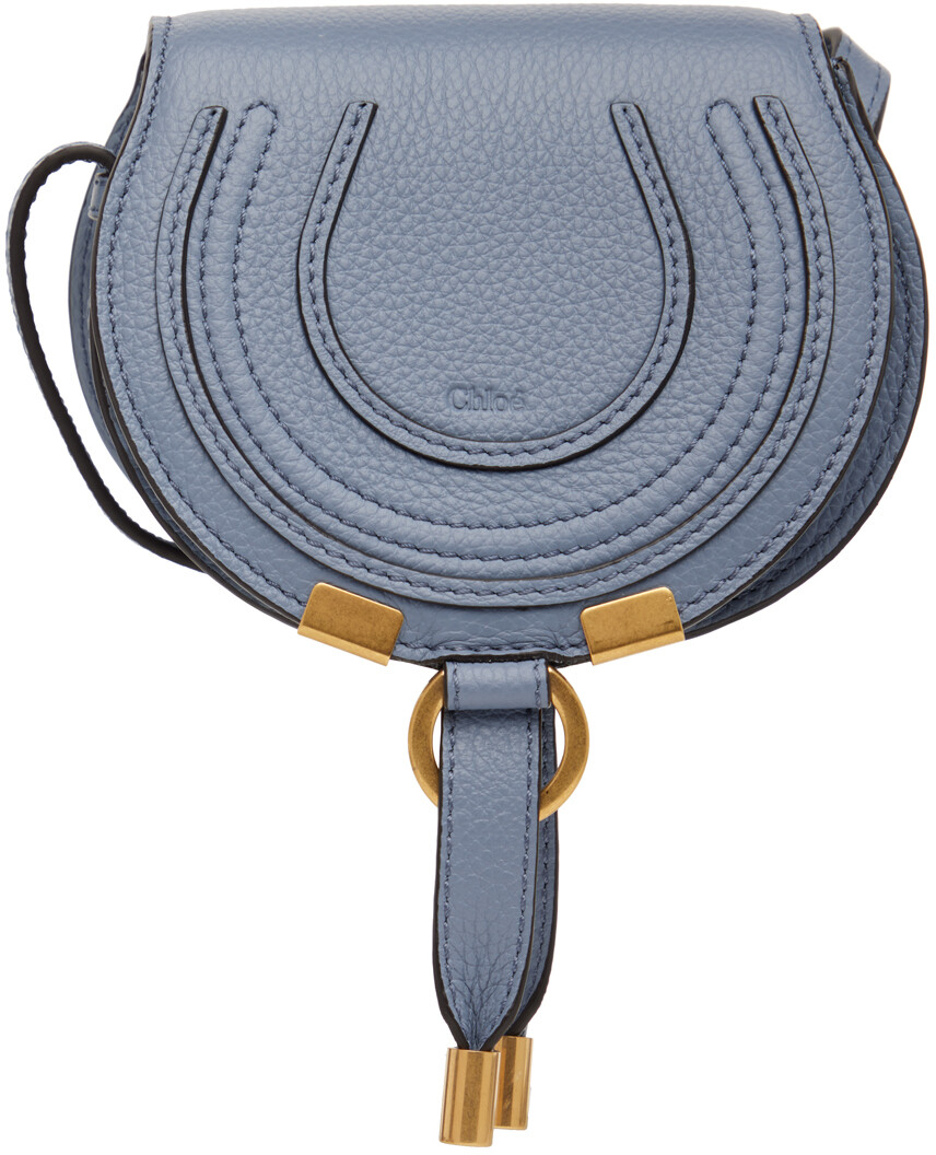 

Синяя седельная сумка Nano Marcie Chloé
