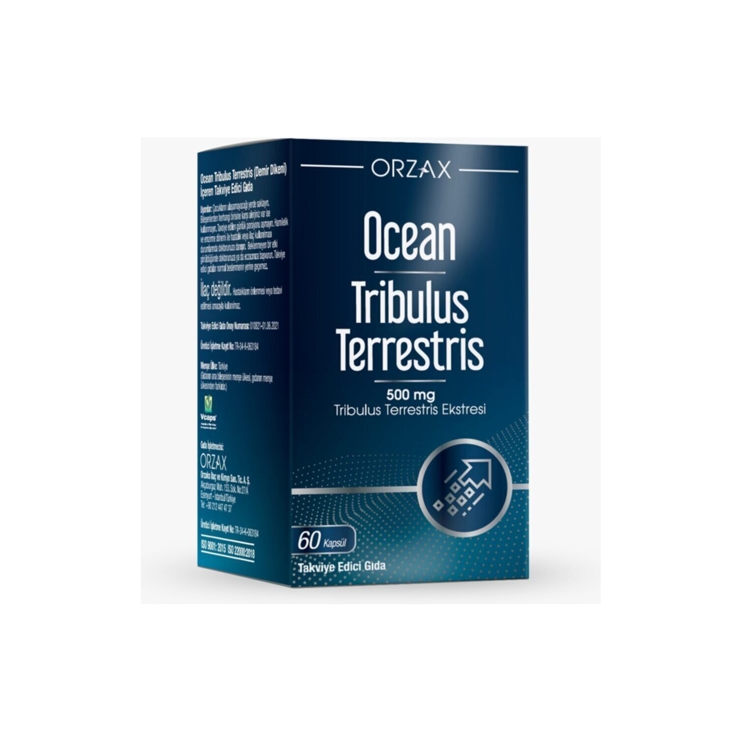 Пищевая добавка Ocean Tribulus Terrestris 500 мг, 60 капсул
