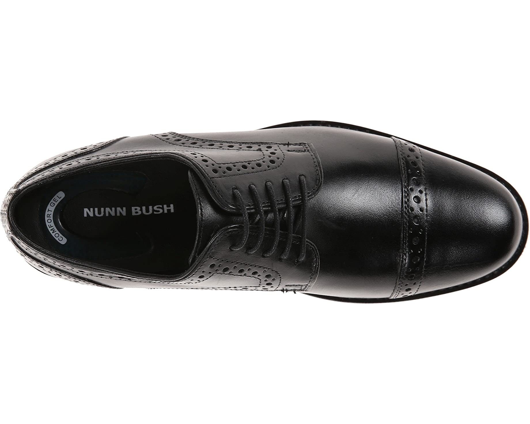 Оксфорды Norcross Cap Toe Dress Casual Oxford Nunn Bush, черный - фото