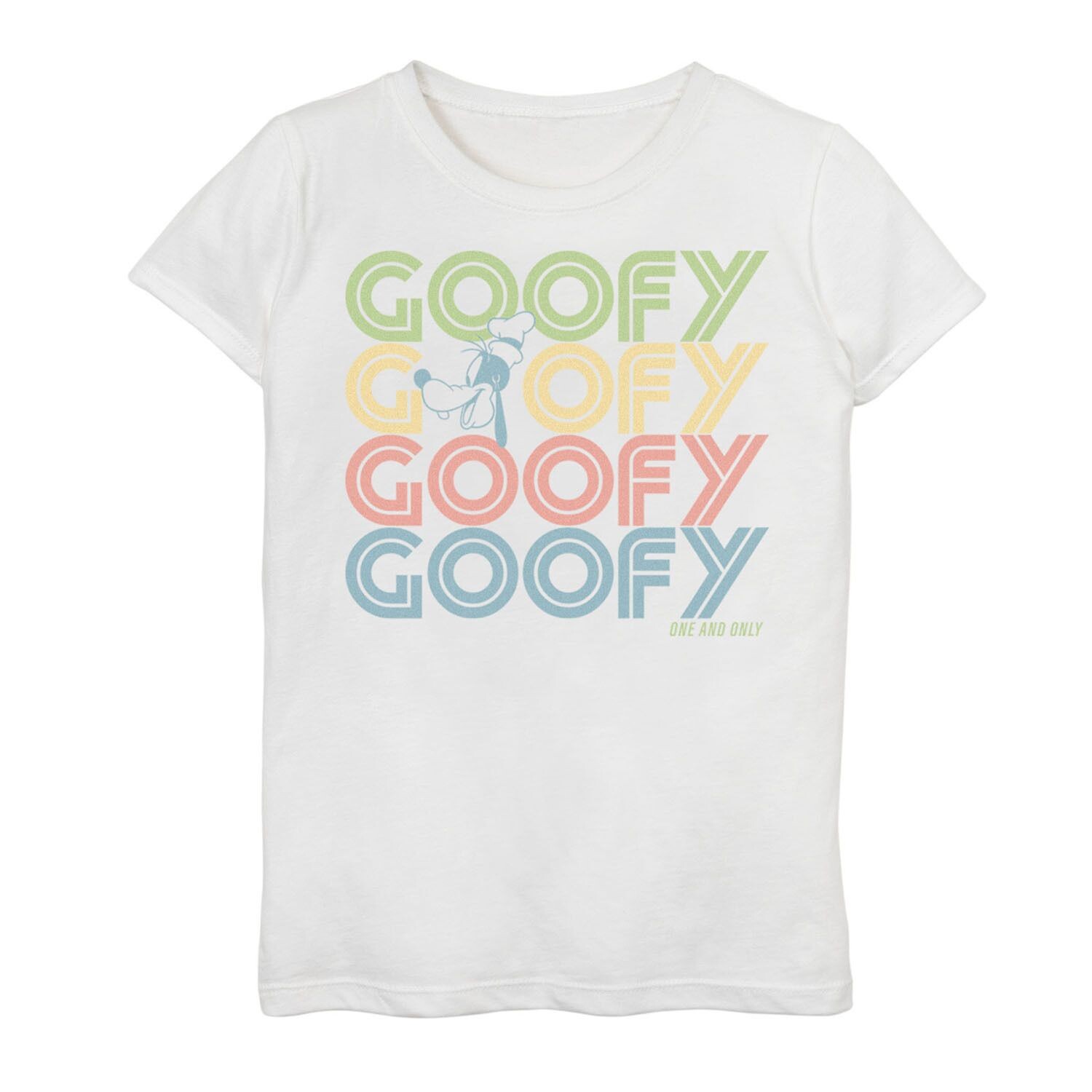 

Футболка с изображением головы и портрета для девочек Disney's Goofy Girls 7–16 Disney
