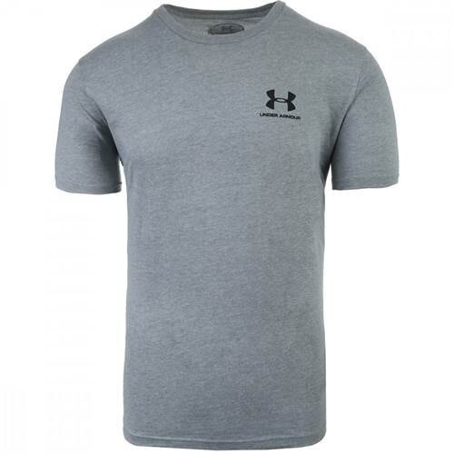 Футболка Under Armour Sportstyle Left Chest, серый футболка under armour sportstyle left chest logo ss lg