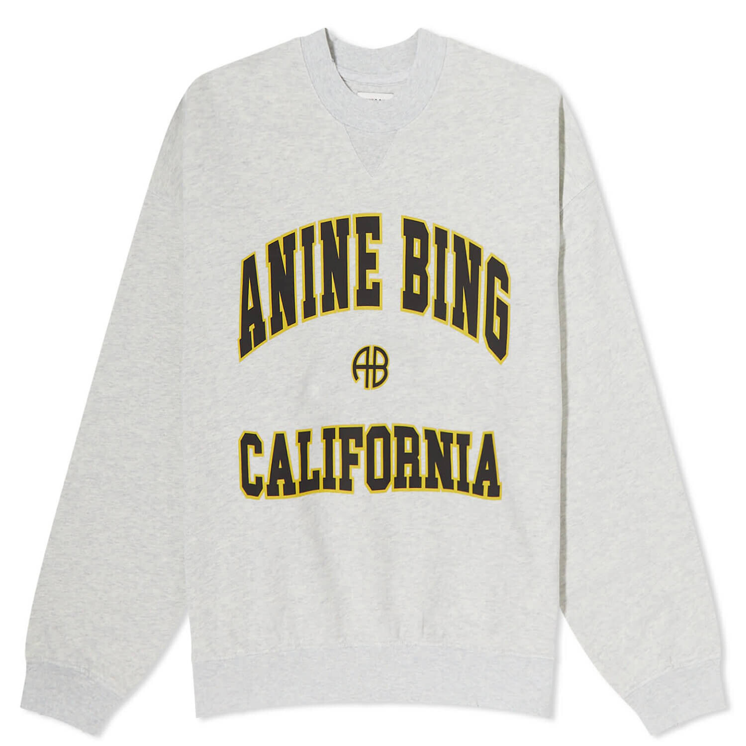 

Свитшот Anine Bing Jaci With California Print, серый