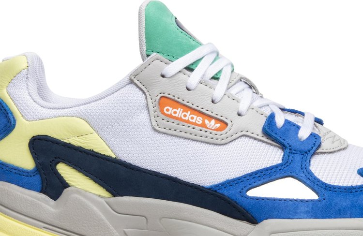 Adidas falcon cheap yellow blue