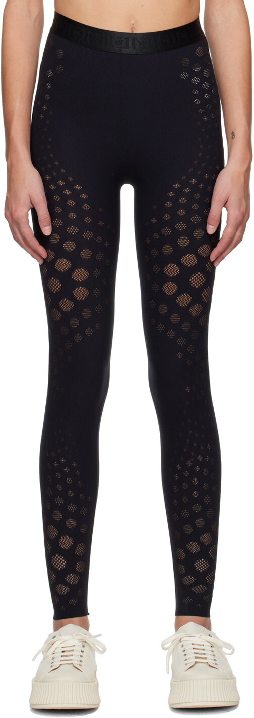 

Черные спортивные леггинсы Illusion Net Wolford, Черный