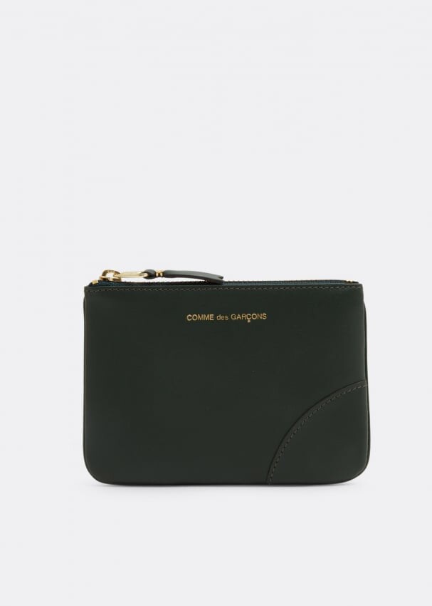 

Кошелек COMME DES GARÇONS Leather coin wallet, зеленый