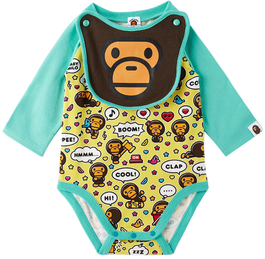 

Боди Baby Green Baby Milo Speech BAPE