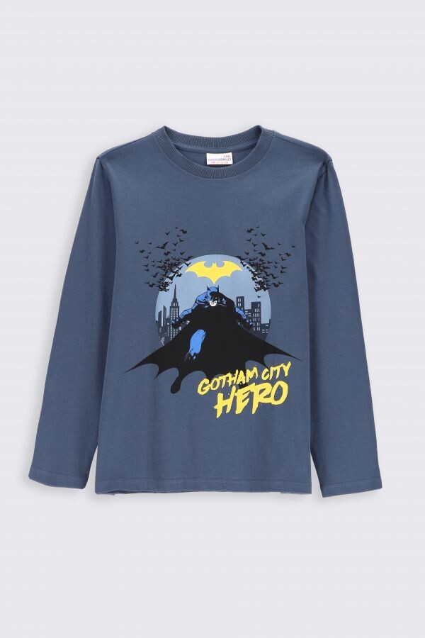 

Футболка с длинными рукавами Coccodrillo Batman, темно-синий