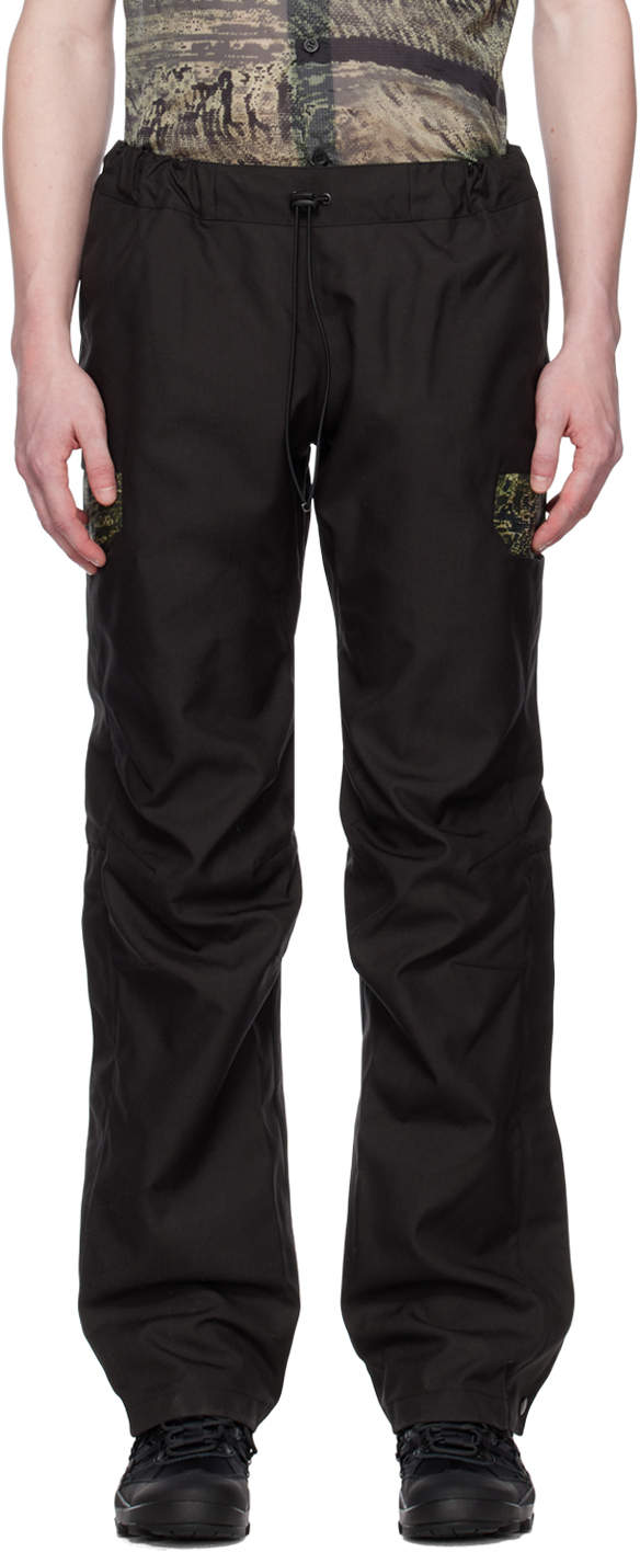 ветровка мужская olly gan Черные брюки с обратным сварным швом Olly Shinder