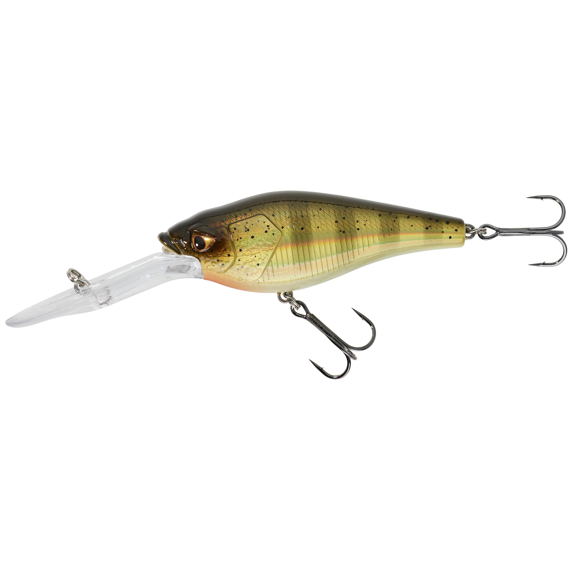 Воблер Deep Crankbait WXM CRKDD 80F Gold CAPERLAN, черный/неоново-желтый - фото