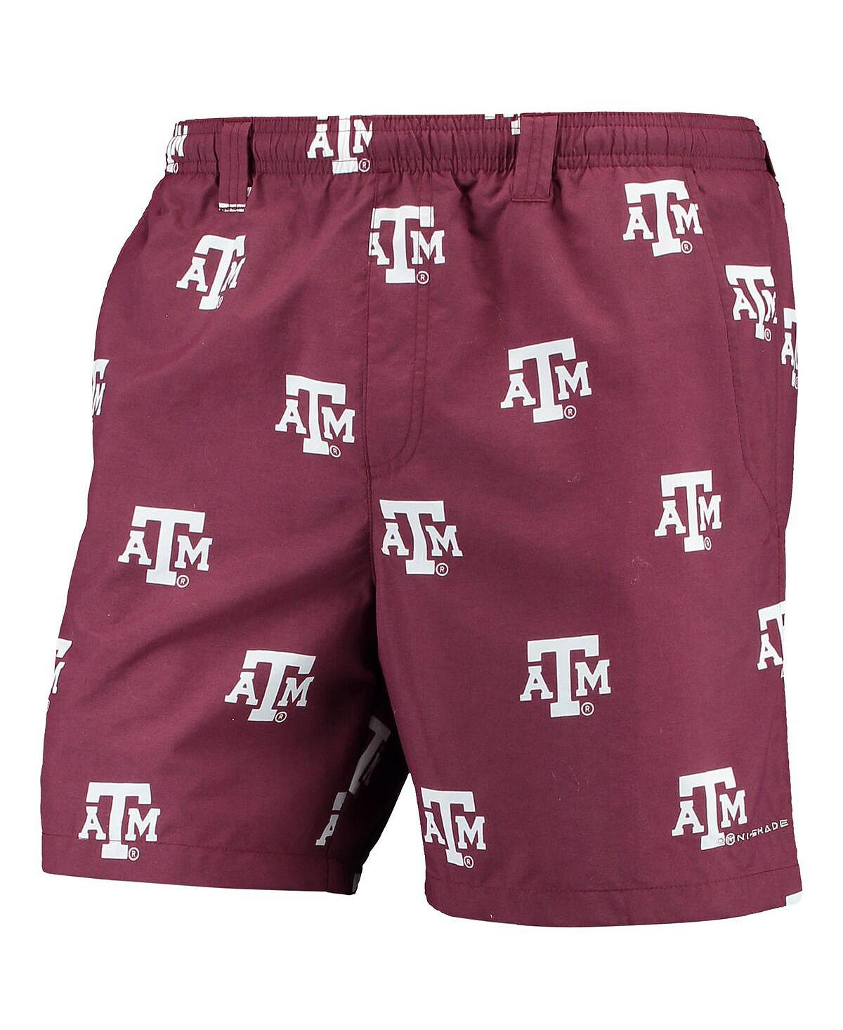 Мужские шорты maroon texas a&m aggies pfg backcast ii omni-shade hybrid Columbia - фото