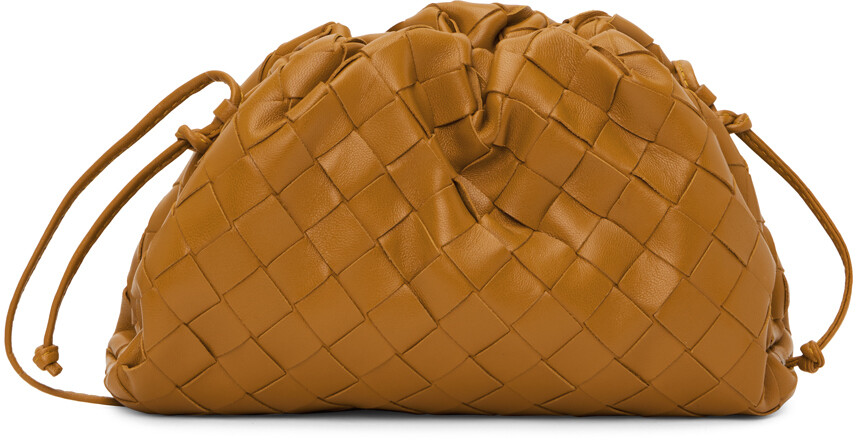 

Светло-коричневый мини-клатч-мешочек Bottega Veneta