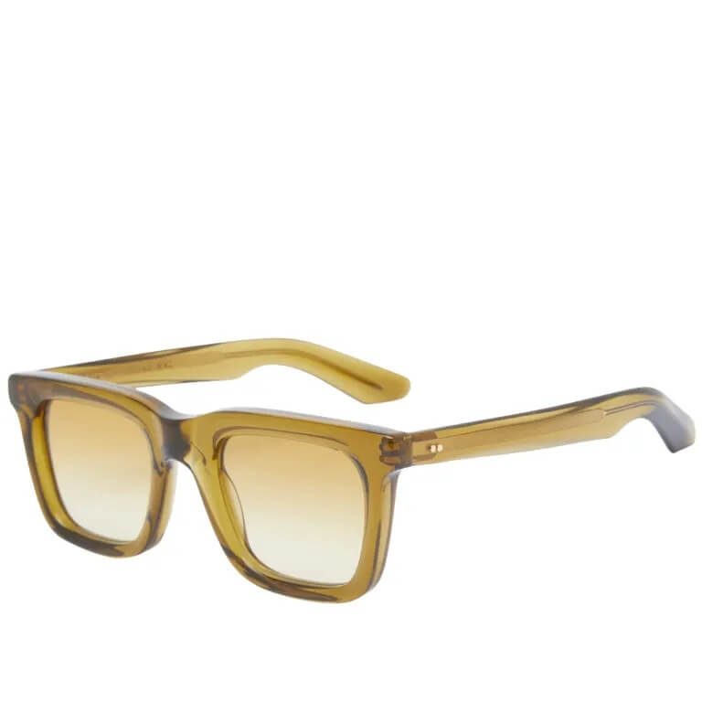 Солнцезащитные очки Moscot Rizik, зеленовато-коричневый