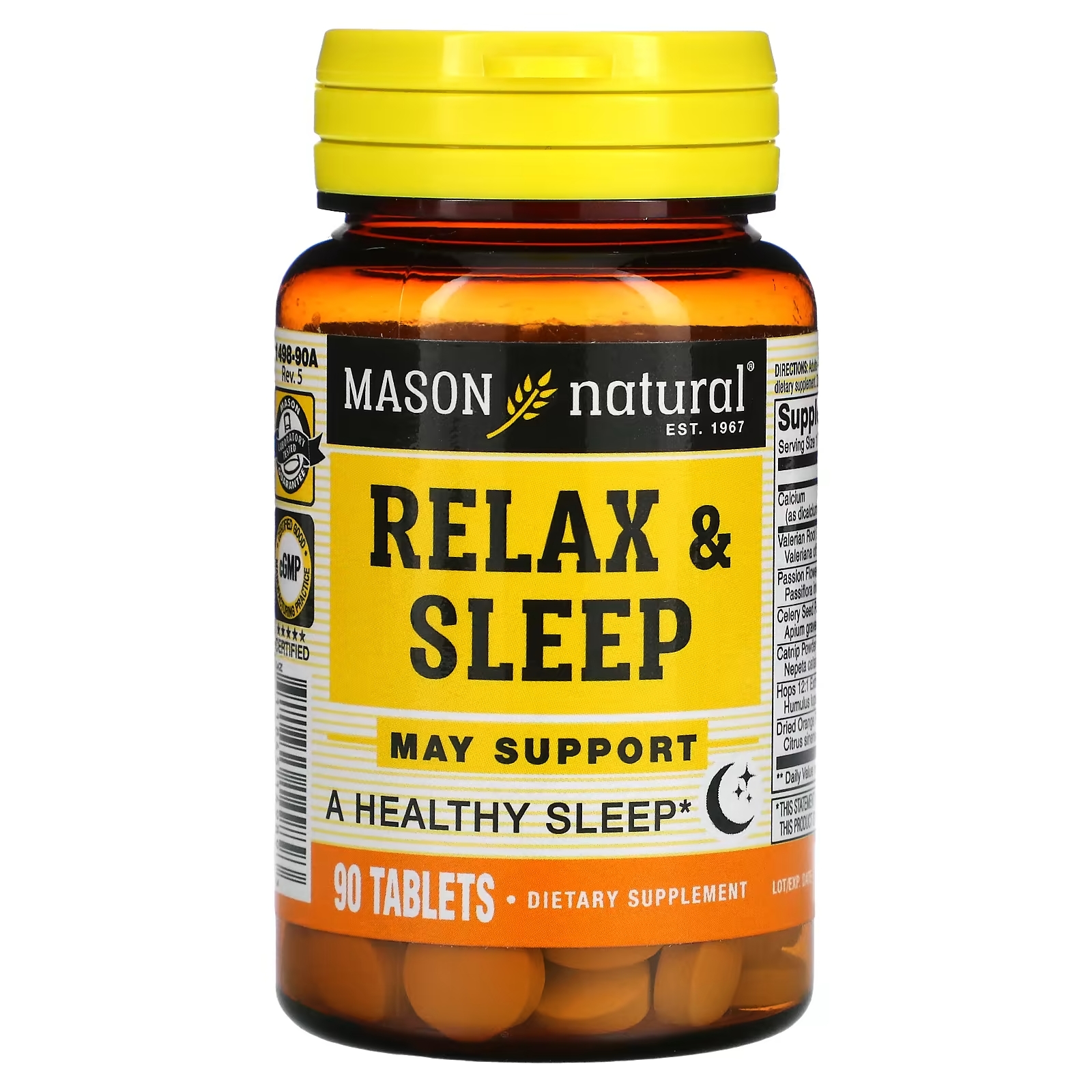 Mason Natural средство для спокойствия и крепкого сна, 90 таблеток