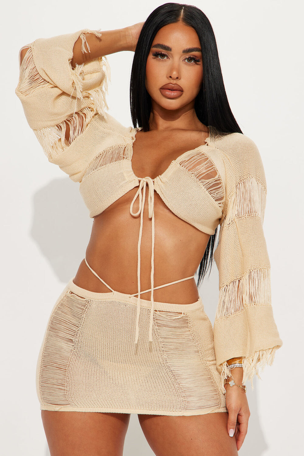 

Юбка Fashion Nova HTS333, загар