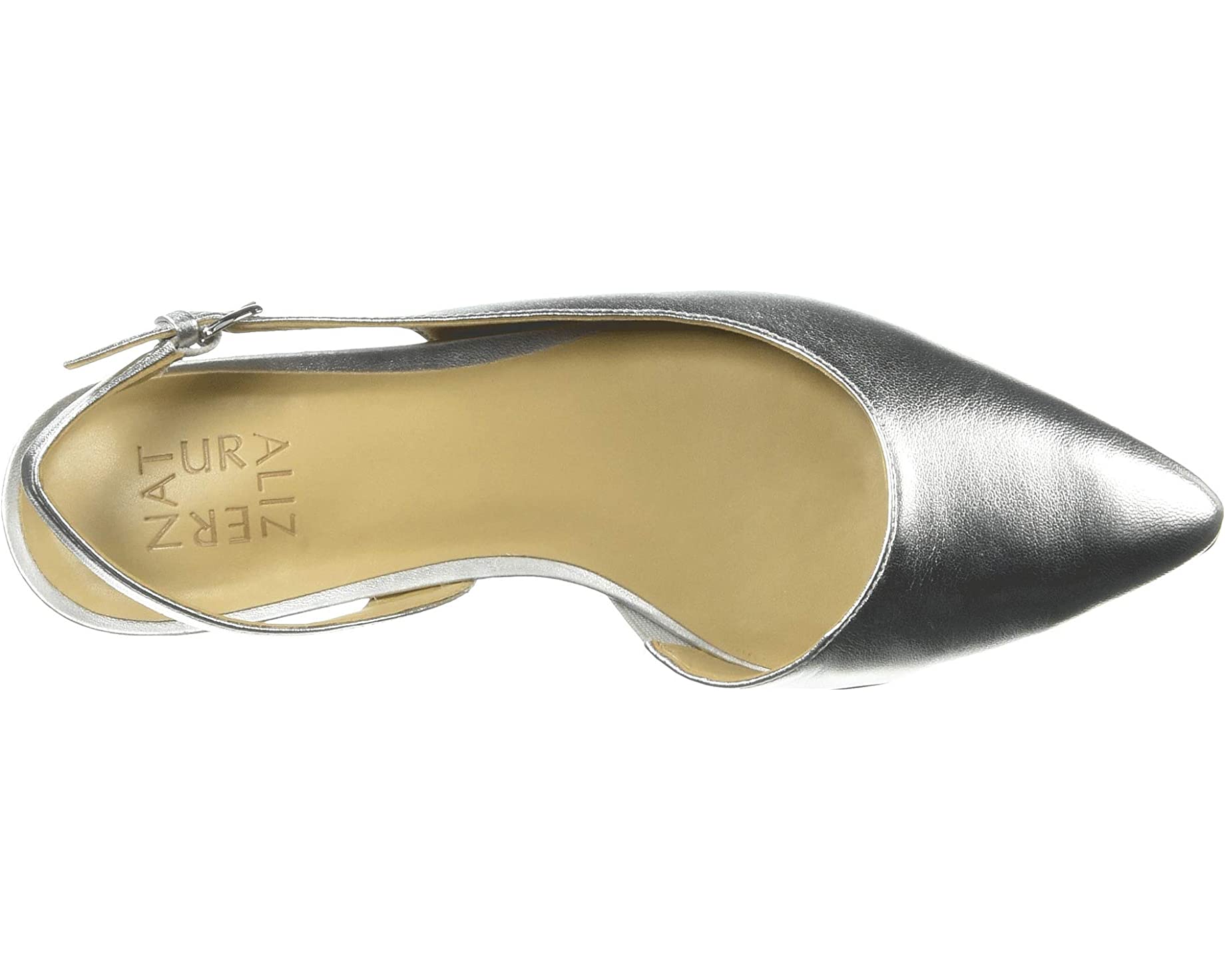 Туфли на каблуках Banks Naturalizer, серебряный металлик синтетический