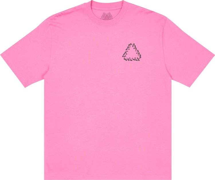 Футболка Palace Nein Fuss T-Shirt 'Pink', розовый