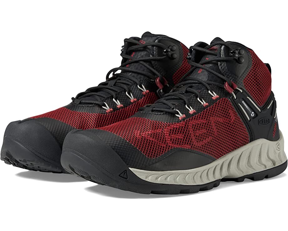 

Кроссовки Keen Nxis Evo Mid WP, черный/красный