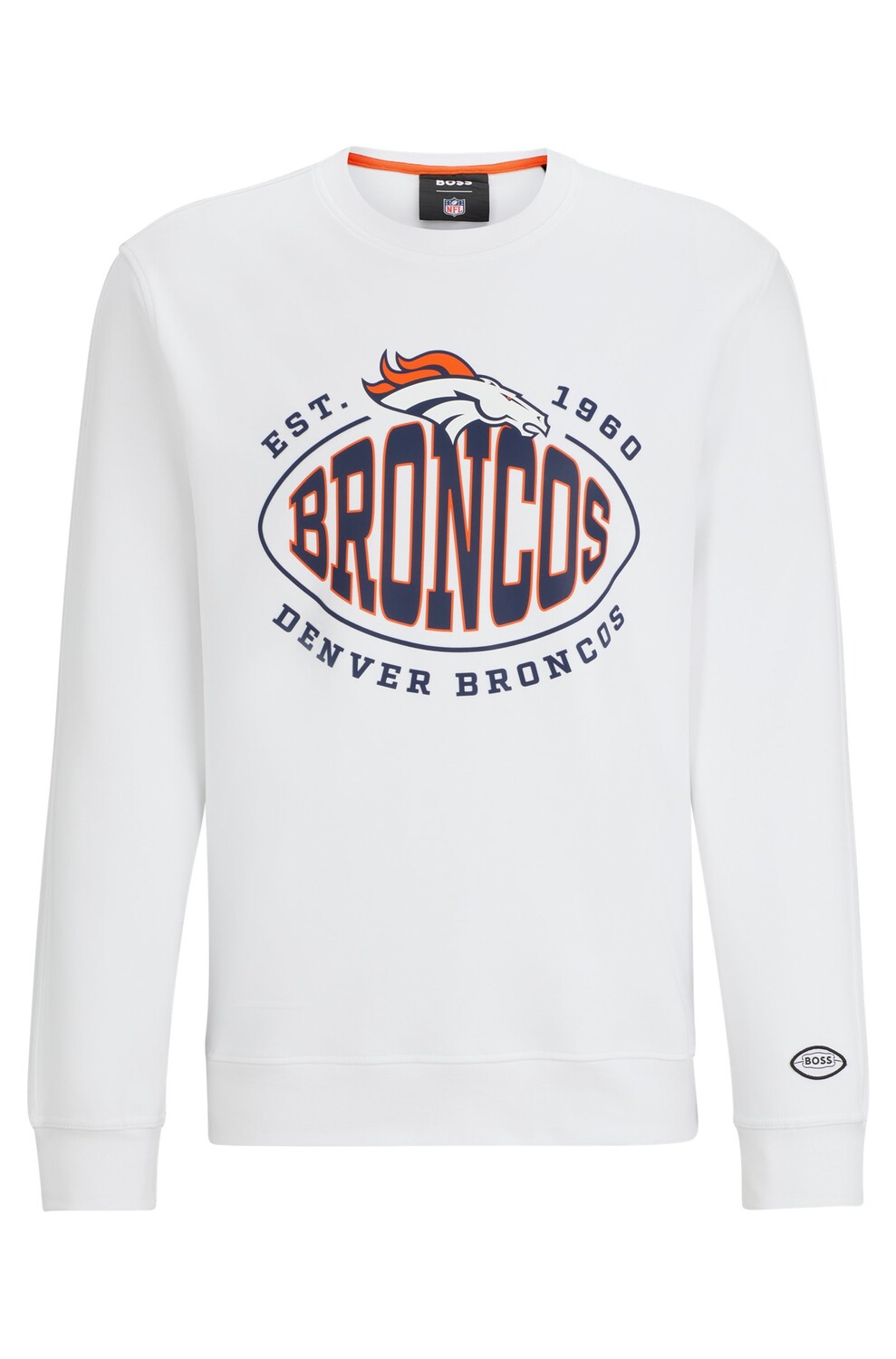 Свитшот Boss X Nfl Cotton-blend With Collaborative Branding, Broncos