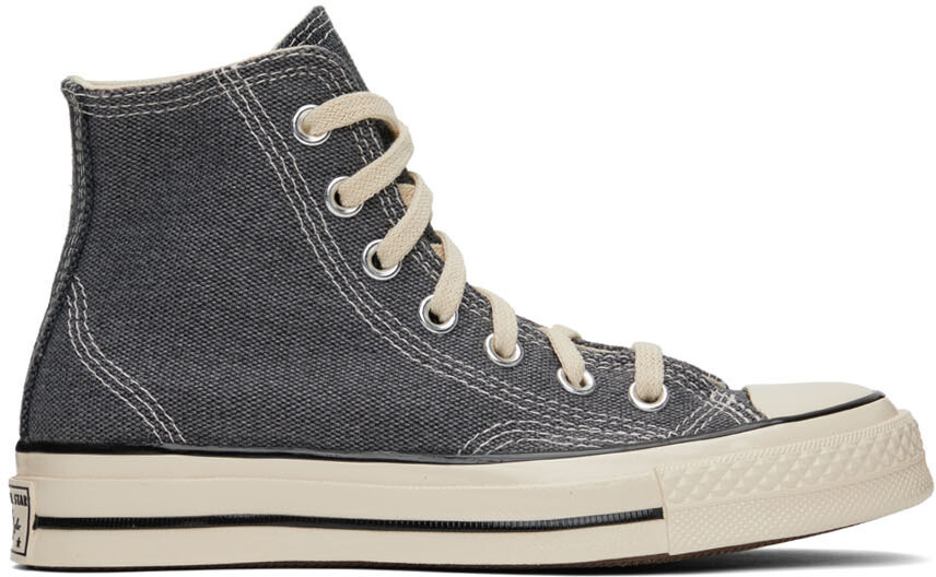 

Серые высокие кроссовки Chuck 70 Triple Stitch Converse