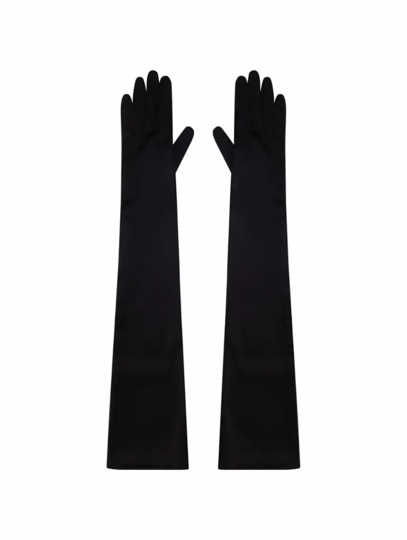 Атласные длинные перчатки Dolce&Gabbana