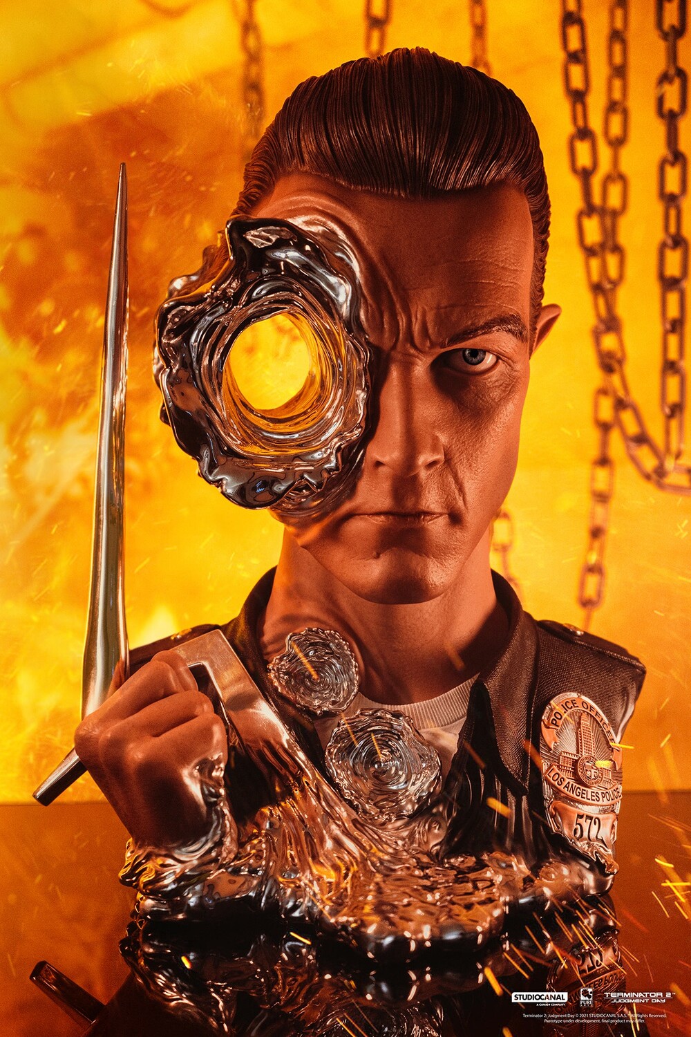 

Бюст Purearts Terminator 2 T-1000 (Deluxe Edition), 44 см