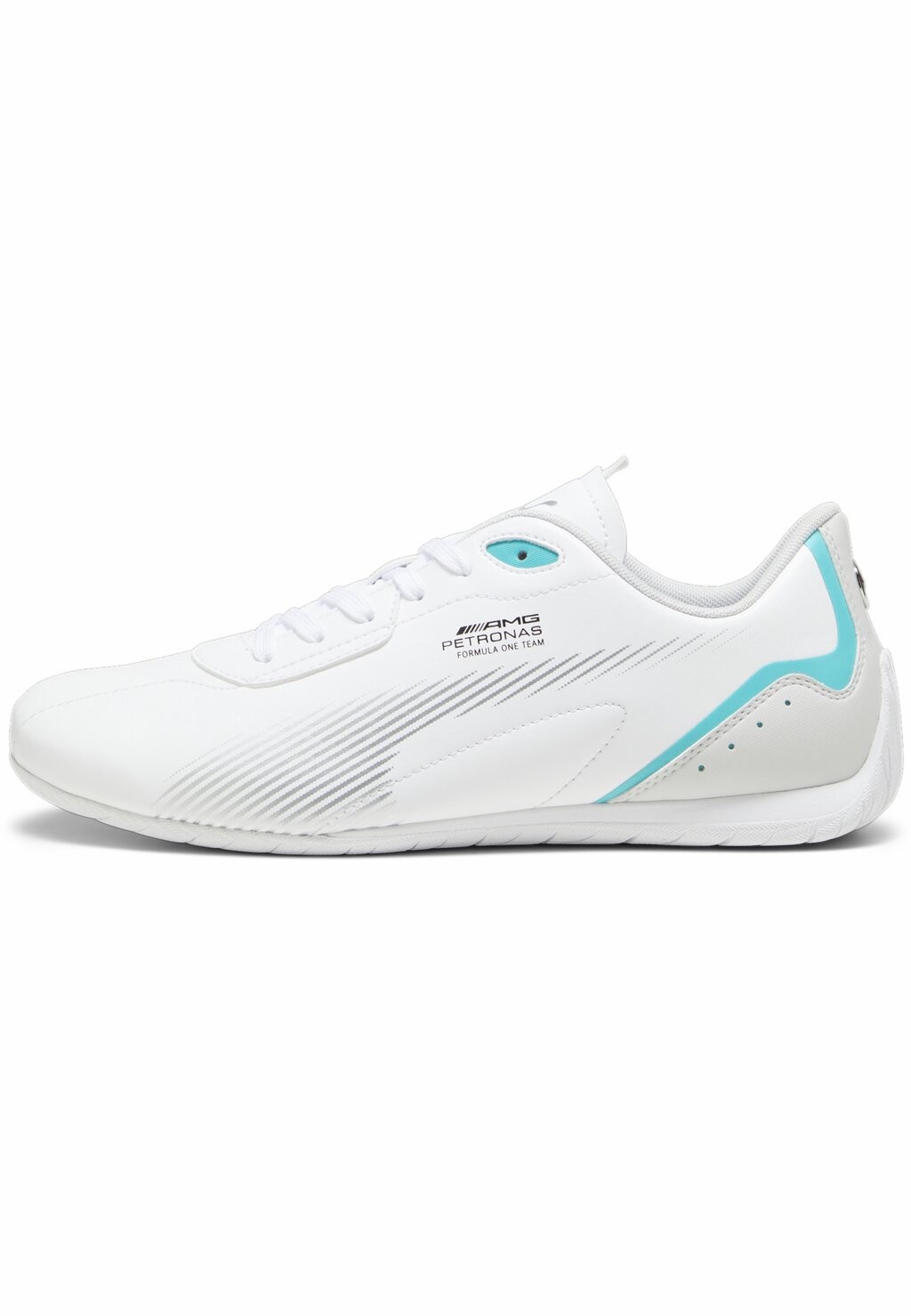 

Полукеды Puma, бело-зеленый с отливом