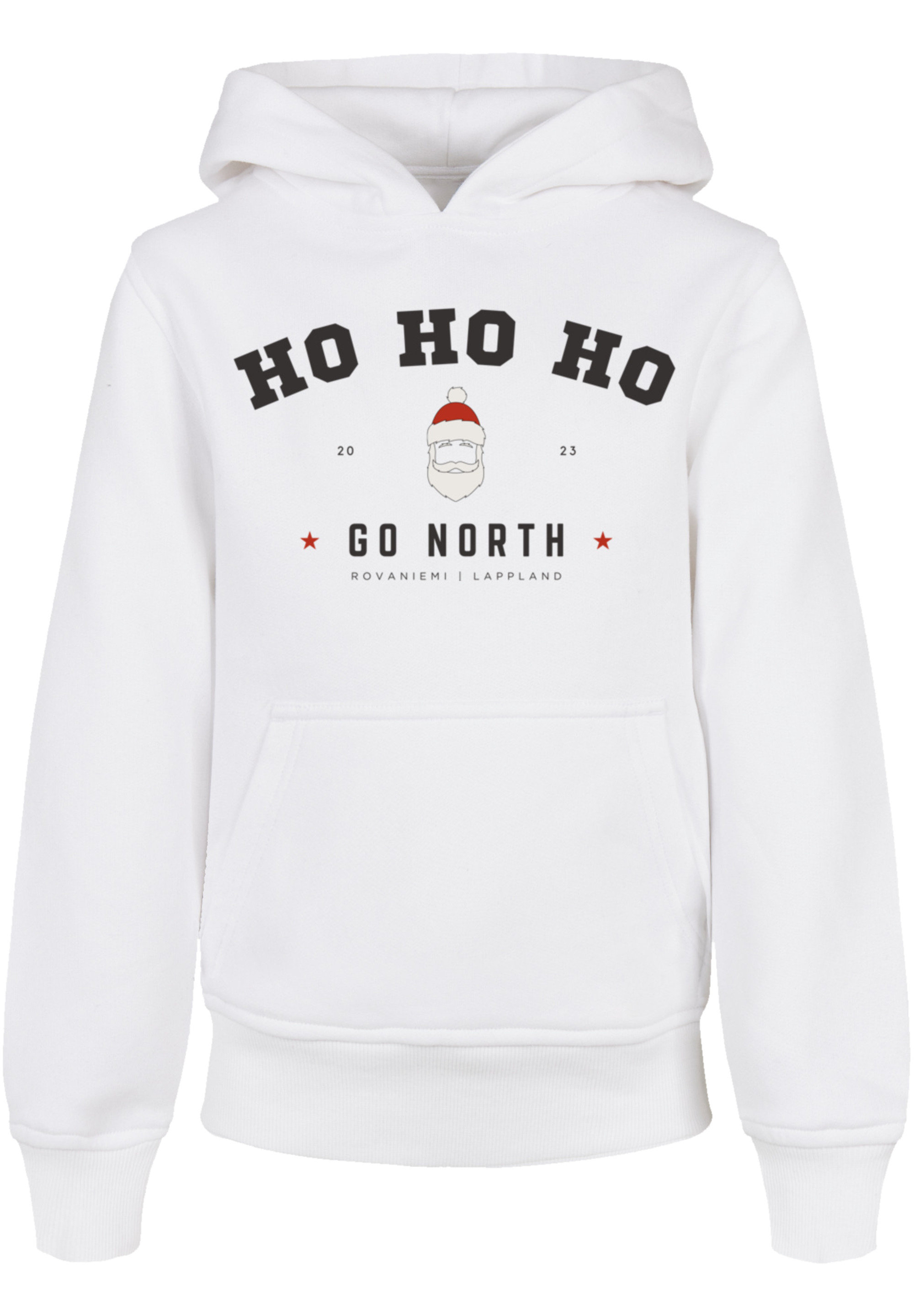 Пуловер F4NT4STIC Basic Kids Hoodie Ho Ho Ho Santa Claus Weihnachten, белый