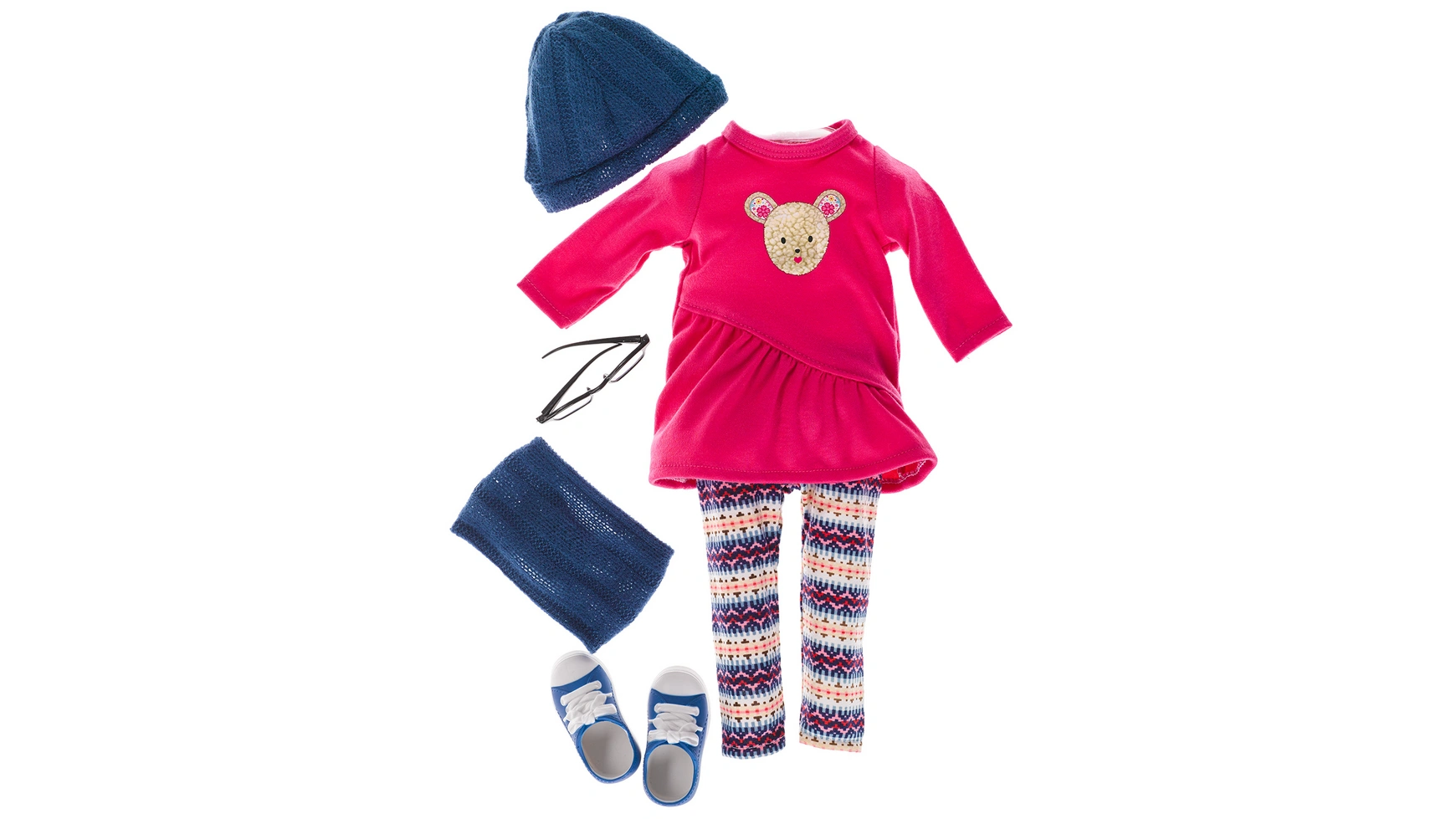 

Modern Girl! Платье-наряд с мишкой, 45 см