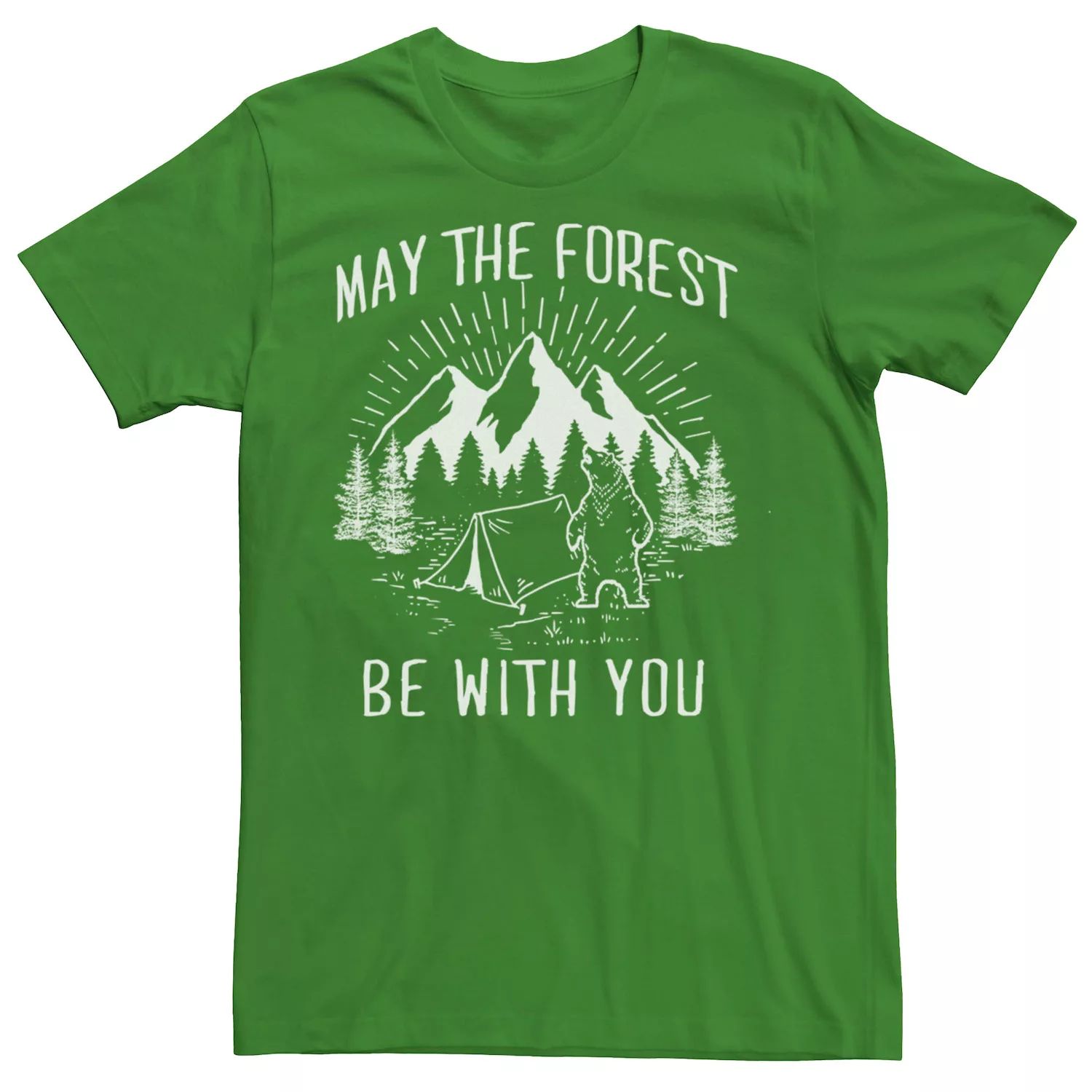 Мужская походная футболка May The Forest Be With You Licensed Character printio футболка классическая may the forest be with you
