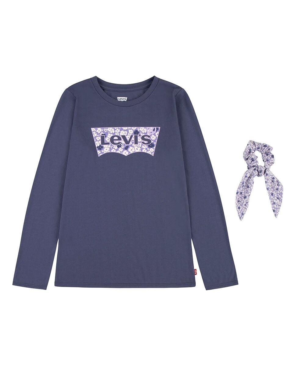 

Футболка с коротким рукавом для девочки Levi's, синий
