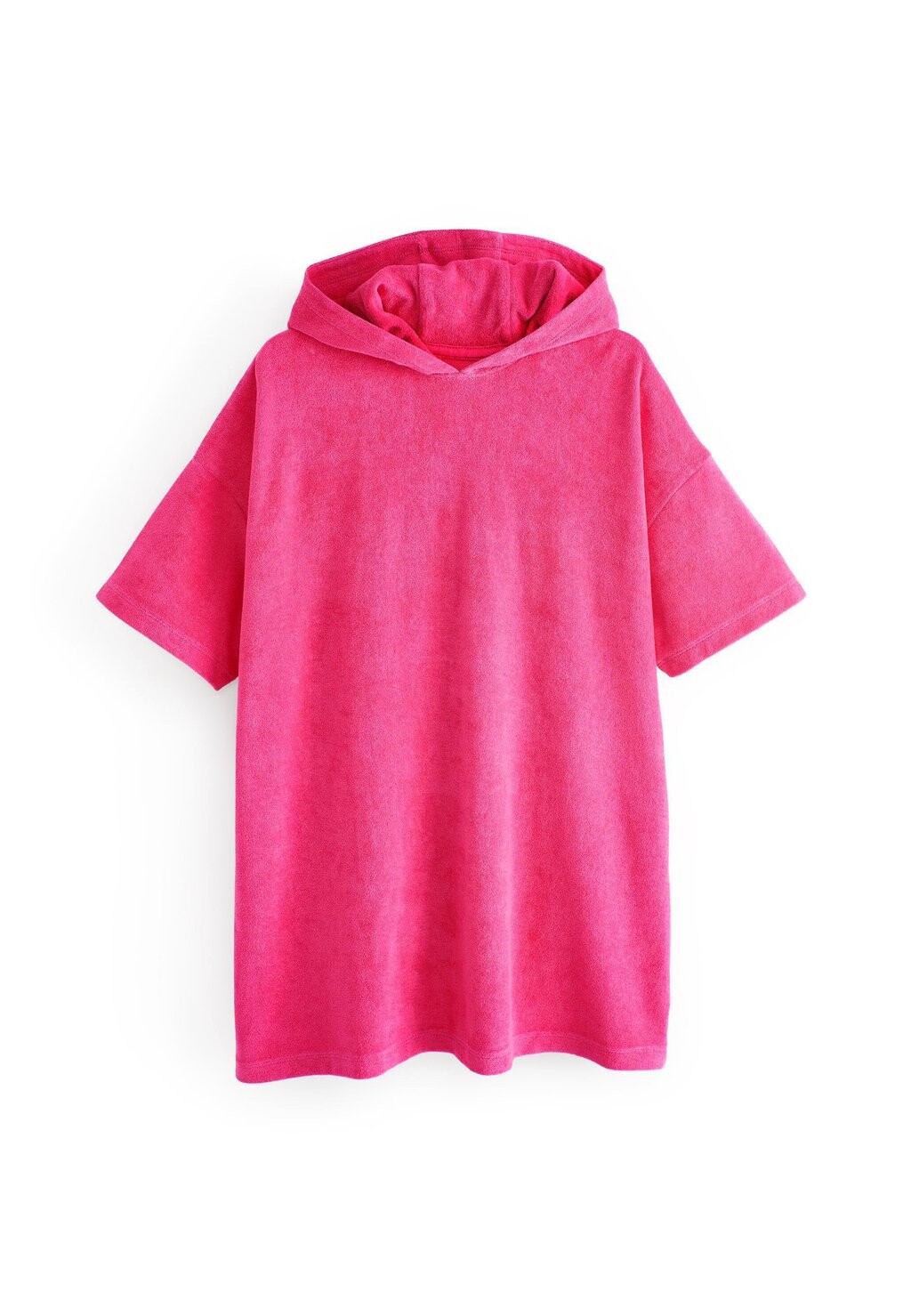 

Базовая футболка OVERSIZED HOODED TOWELLING COVER UP Next, цвет pink