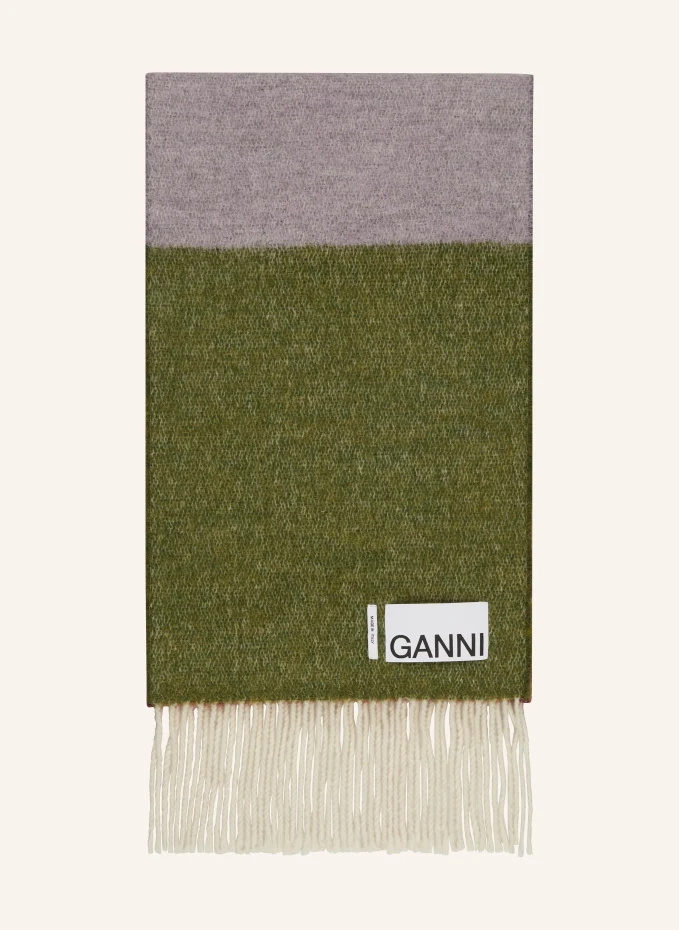 

Шарф Ganni, красный