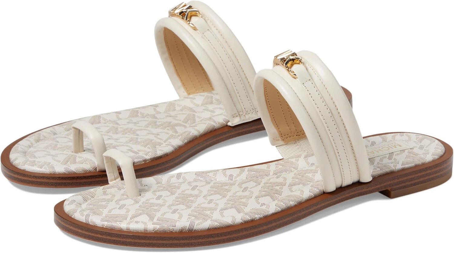 

Сандалии на плоской подошве Veronica Flat Sandal MICHAEL Michael Kors, цвет Light Cream, Белый