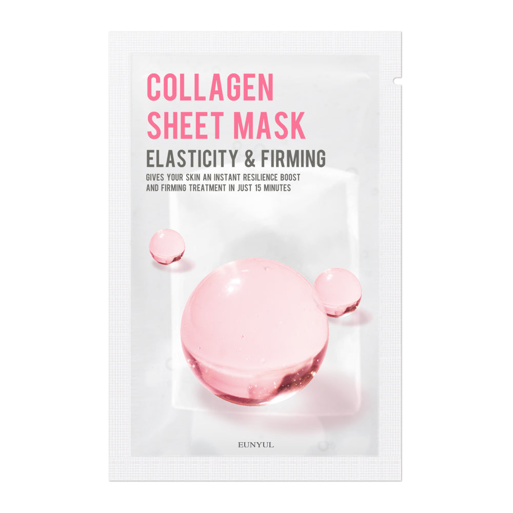 цена EUNYUL Collagen Sheet Mask укрепляющая и эластичная тканевая маска с коллагеном 22мл