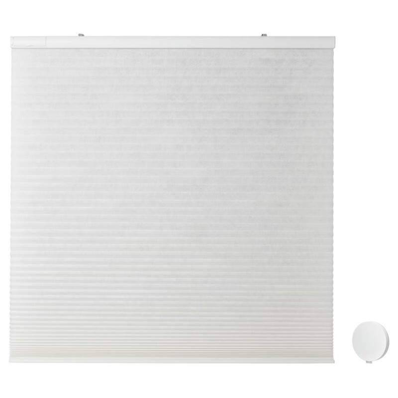 

Cотовидные жалюзи с сетевым блоком 80x195 см Ikea Praktlysing, белый