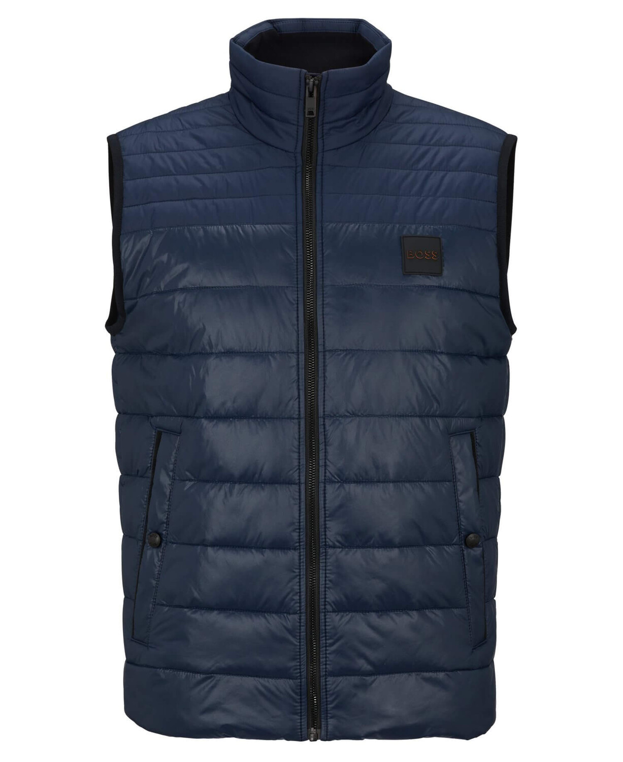 

Водоотталкивающий жилет BOSS Gloss And Matte Fabrics, темно-синий/черный