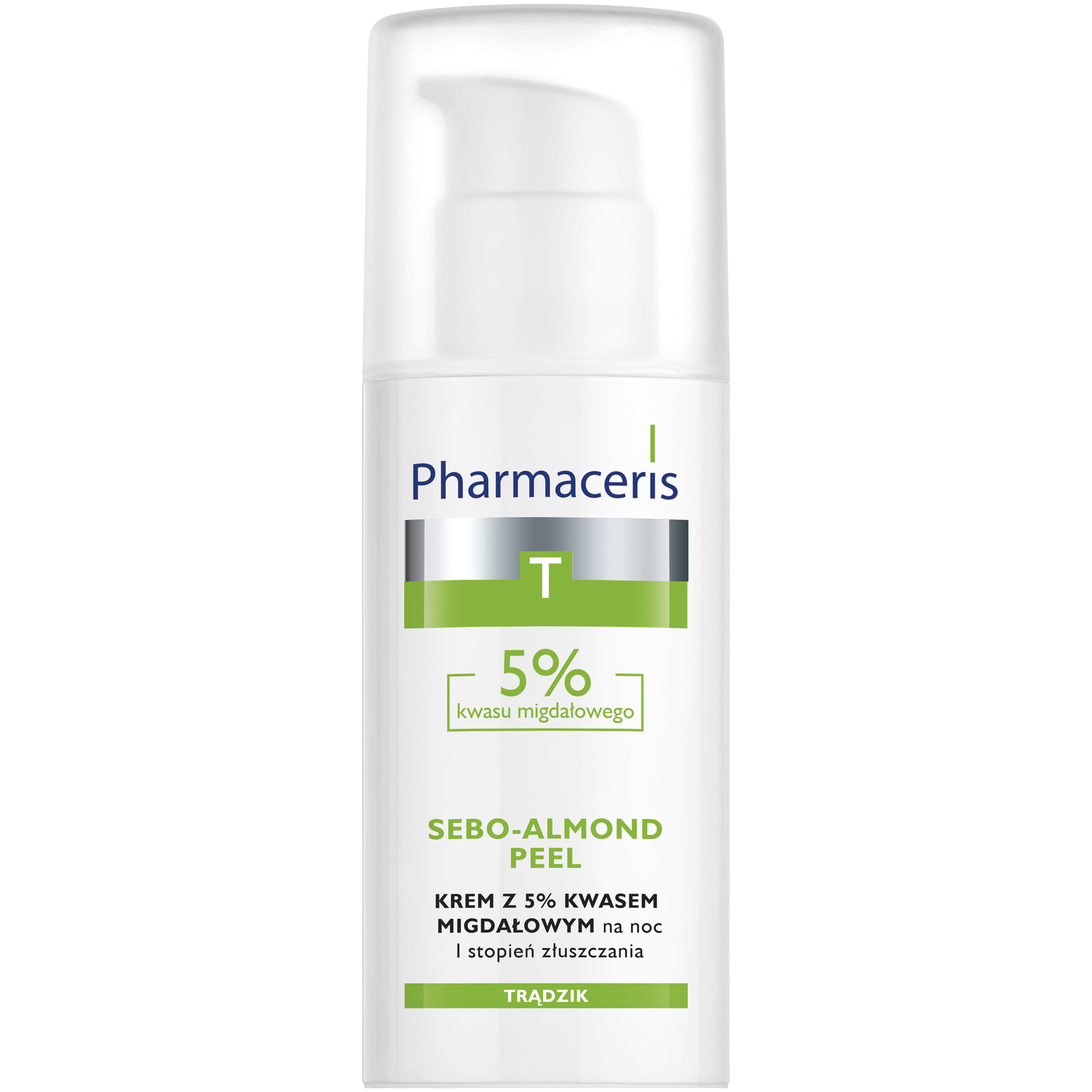 Pharmaceris T Sebo-Almond Peel 5% ночной крем с 5% миндальной кислотой, 1 степень отшелушивания, 50 мл pharmaceris t sebo almond claris cleasing solution 190 ml
