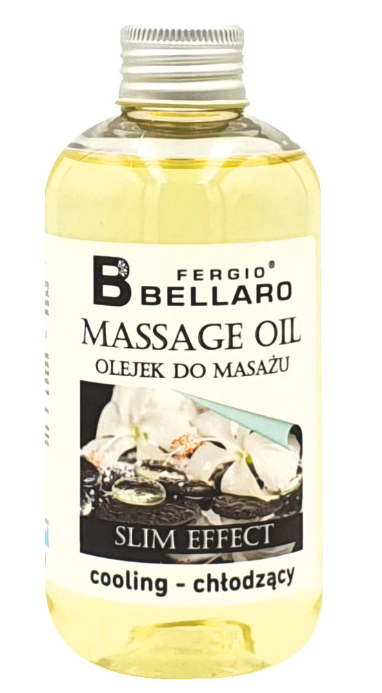 Охлаждающее массажное масло для тела Fergio Bellaro Slim, 200 мл укрепляющее и омоложающее тонизирующее укрепляющее массажное масло 100 мл ancient wisdom