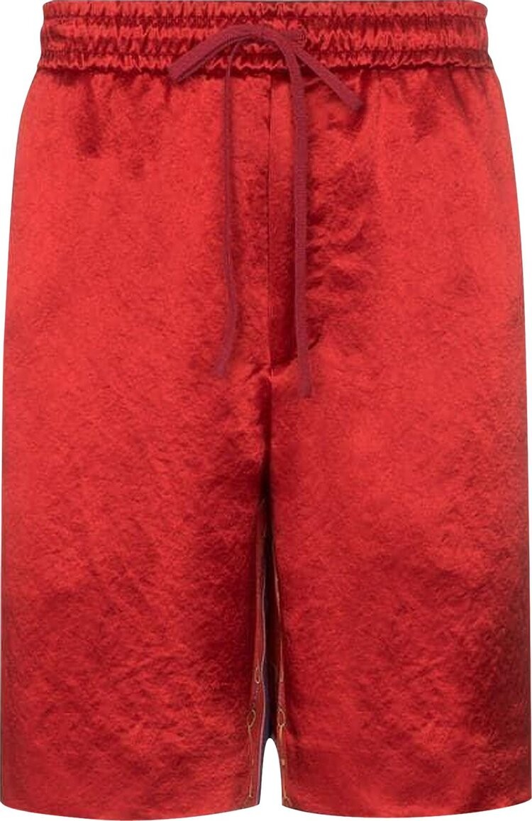 

Шорты Gucci Jacquard Stripe Bermuda Shorts Red, красный