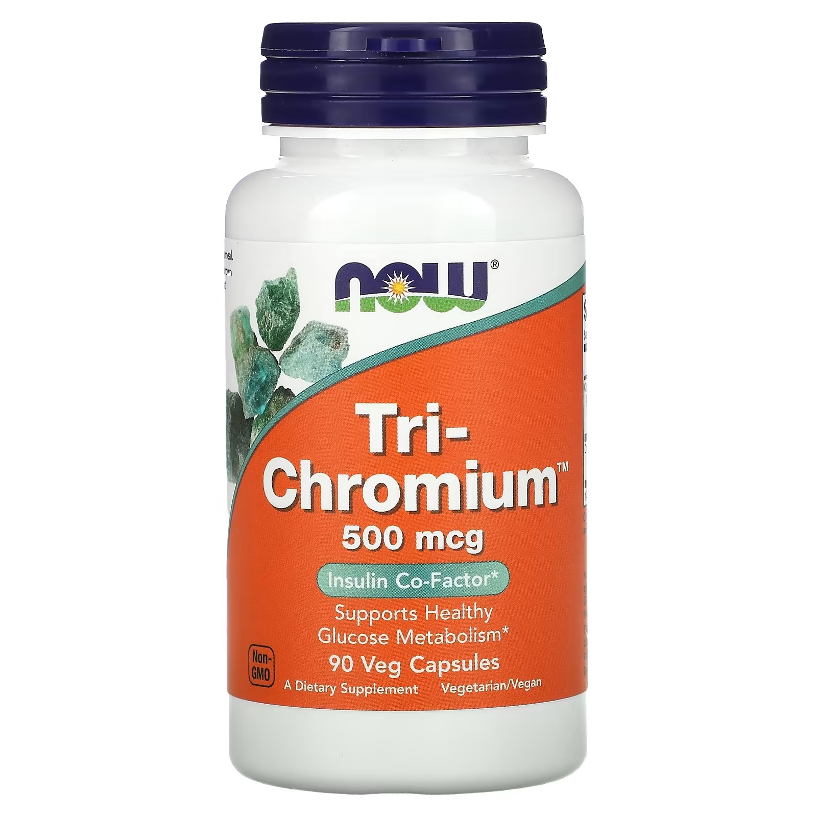 NOW Foods Tri-Chromium 500 мкг, 90 вегетарианских капсул