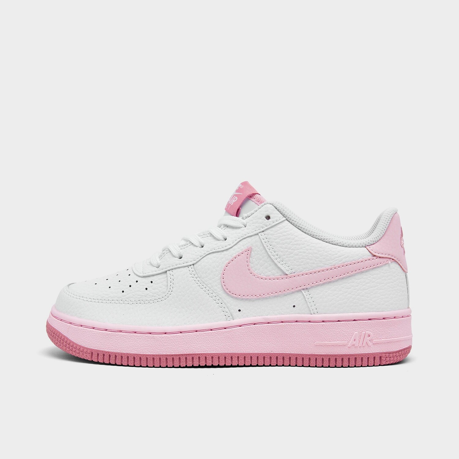 

Низкая повседневная обувь Nike Air Force 1 для девочек для больших детей, розовый