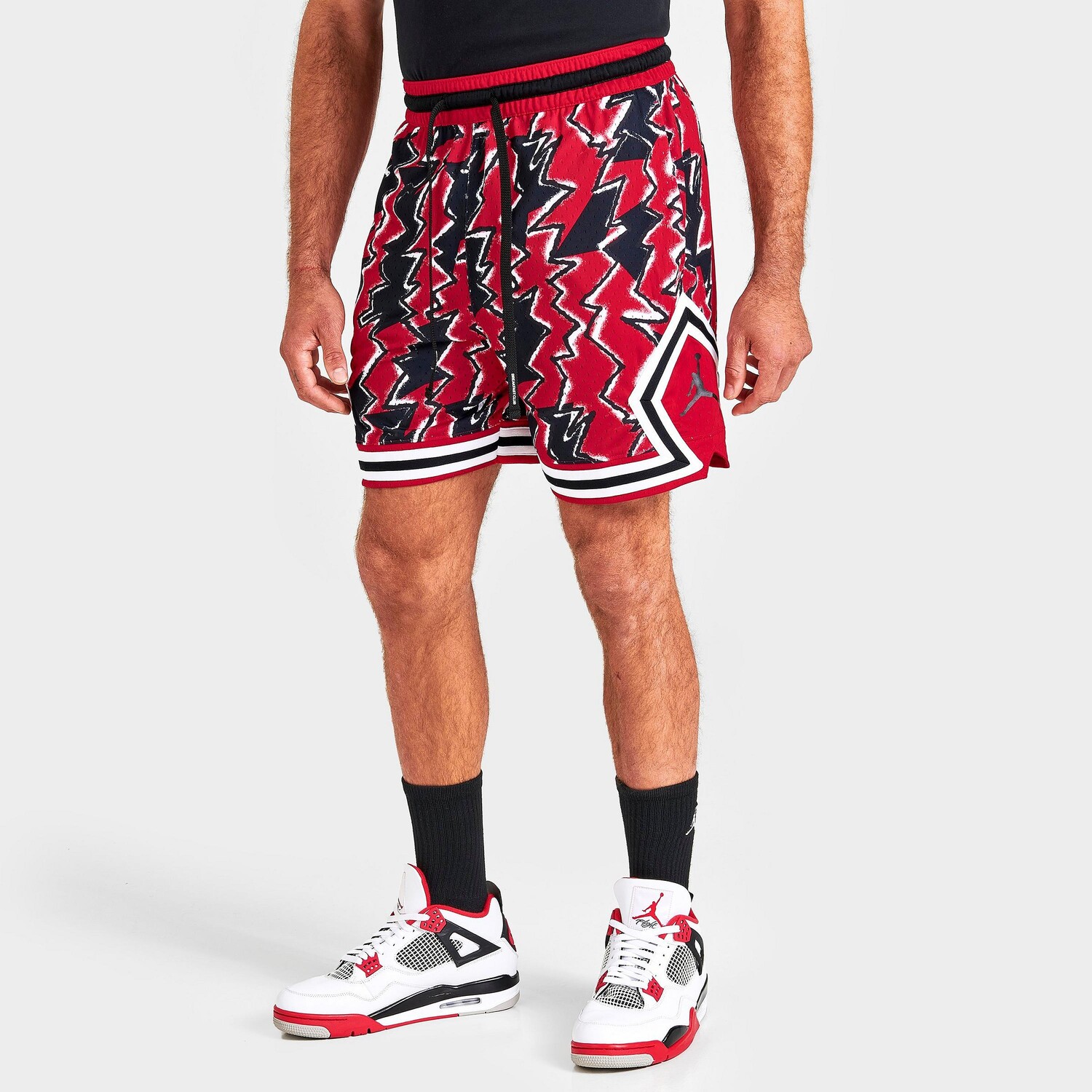 

Мужские шорты с принтом Jordan Sport Dri-FIT Diamond All-Over, красный