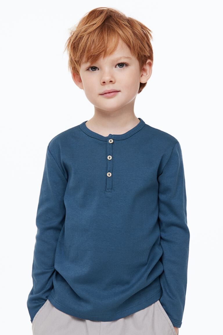 

Комплект из 3 хлопковых футболок на пуговицах H&M