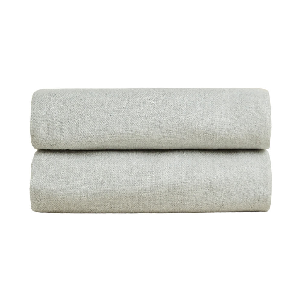 

Плед Zara Home Soft-touch, светло-серый