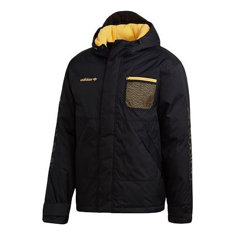Пуховик Adidas originals Adv 2in1 Jkt Stay Warm Detachable vest Reflective hooded Black, Черный